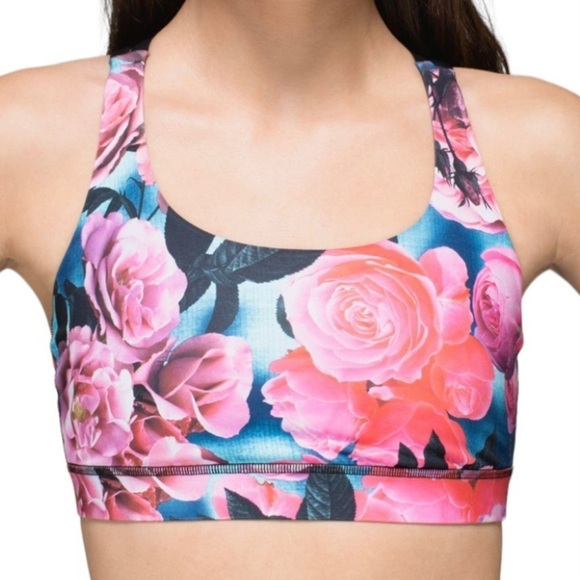 Lululemon Energy Bra
Secret Garden / Black size 6 - Picture 2 of 8